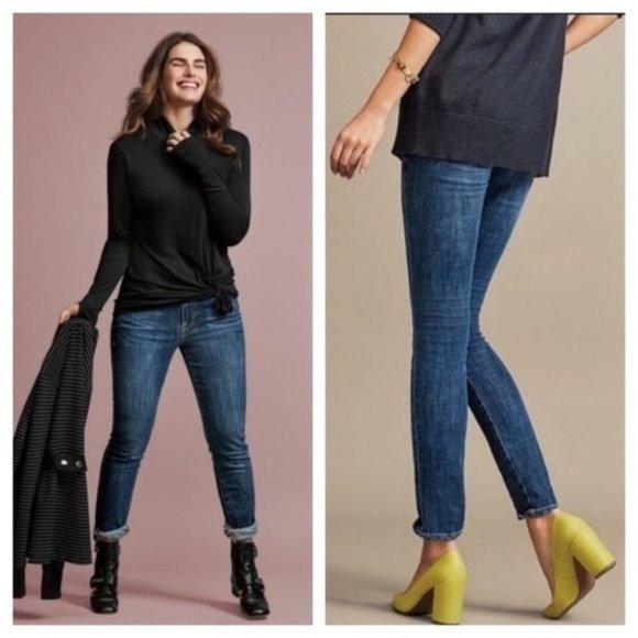 CAbi Dover Skinny Medium Wash Denim Jeans Size 0 #3385 - Picture 3 of 13